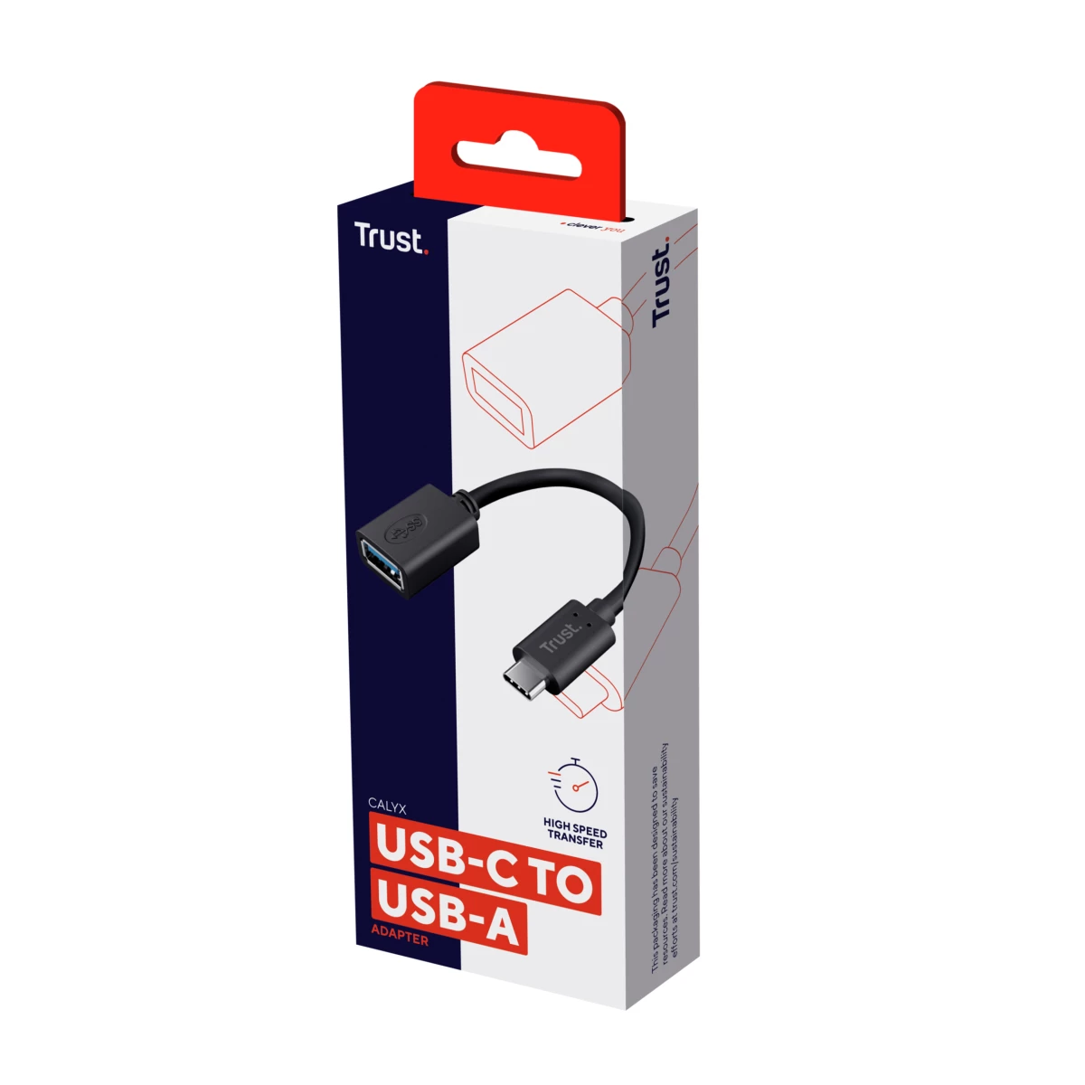 Galery – Trust 20967 cabo USB 0,09 m USB C USB A Preto0