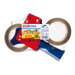 Galery – Porta rolo tesa para pack para rolos de 66mtx 50mm2 rolos fita castanha0