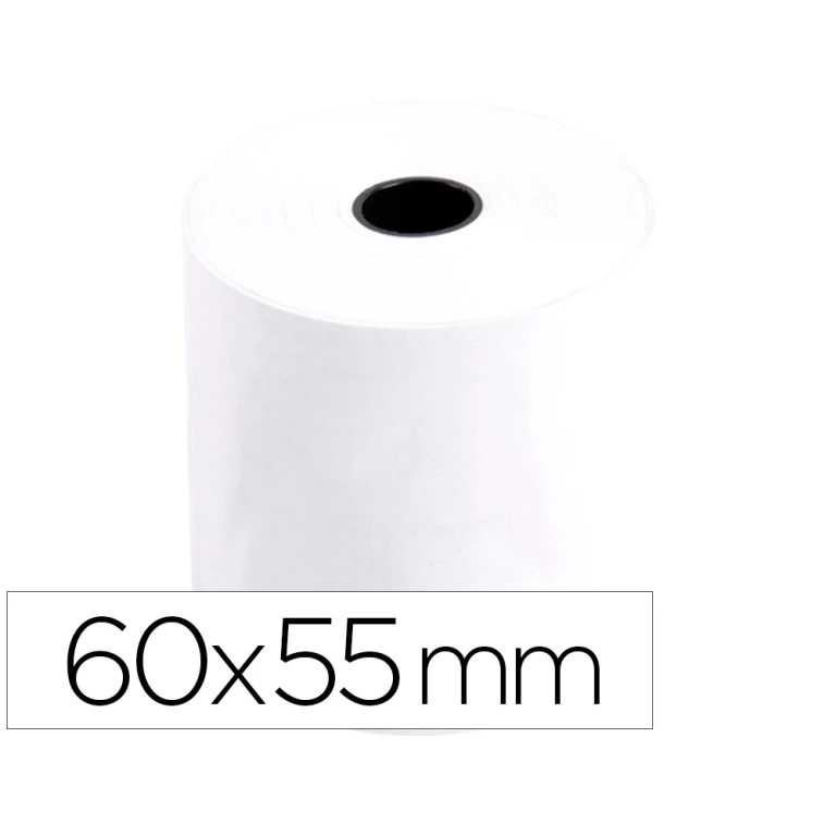 Thumbnail-Rolo termico para impressora 60x55x11 mm 58 gr – 10 unidades