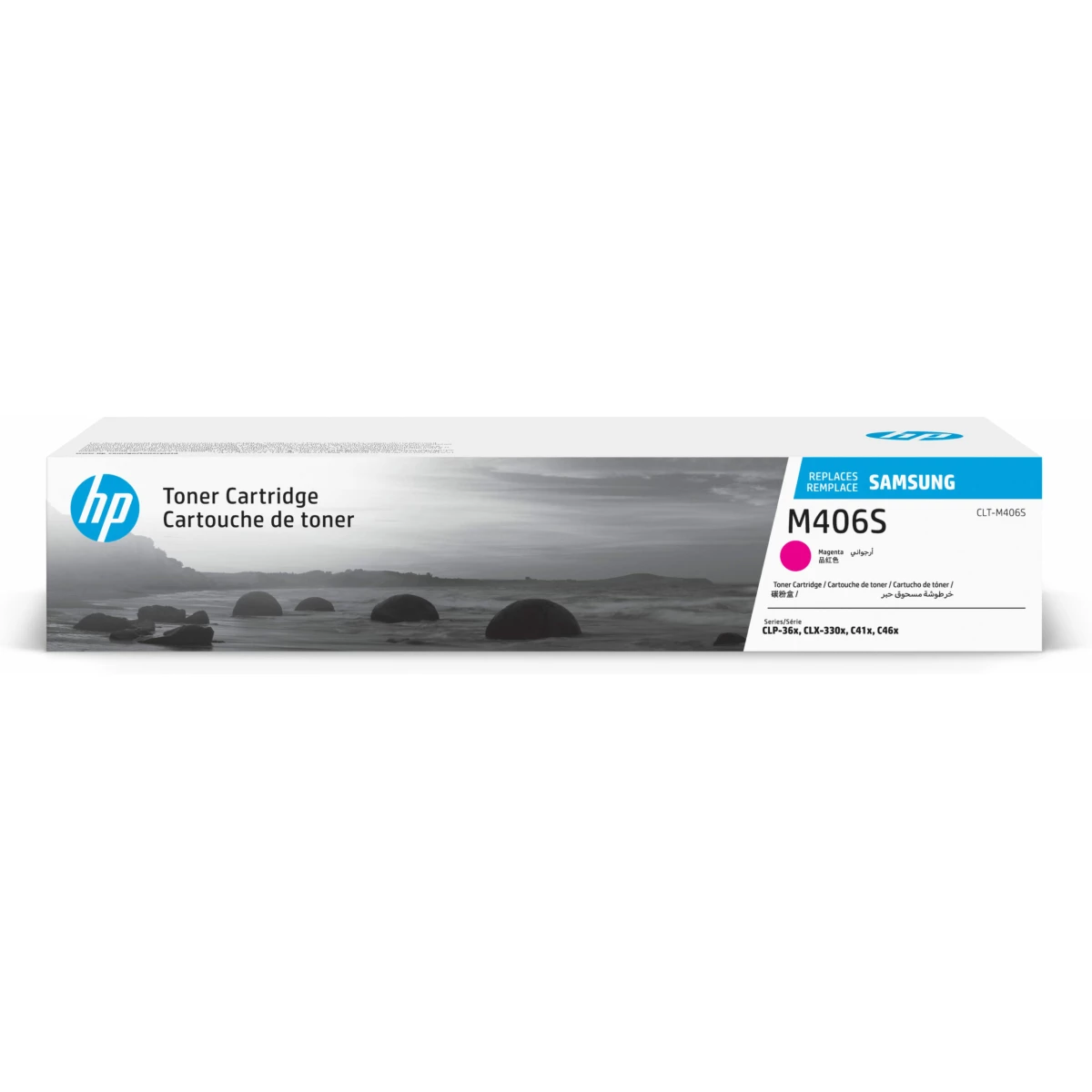 Thumbnail-Samsung Toner HP CLT-M406S Original Magenta