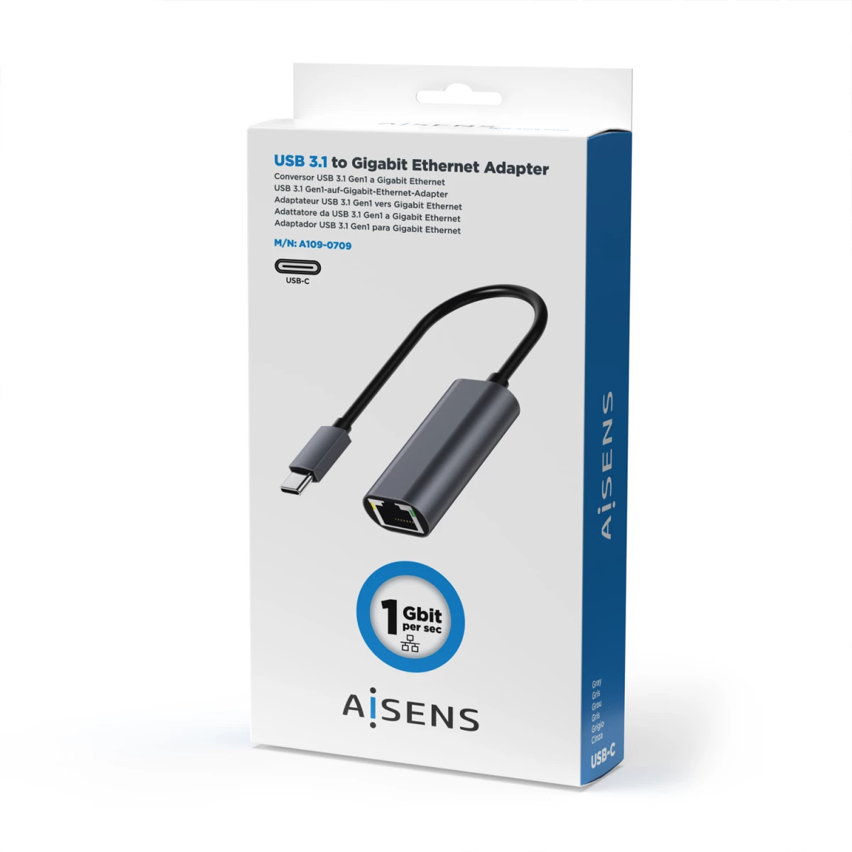 Galery – AISENS A109-0709 cartão de rede Ethernet 1000 Mbit/s0