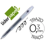 Thumbnail-Esferografica liderpapel supergel ponta de 0.5 mm, preta