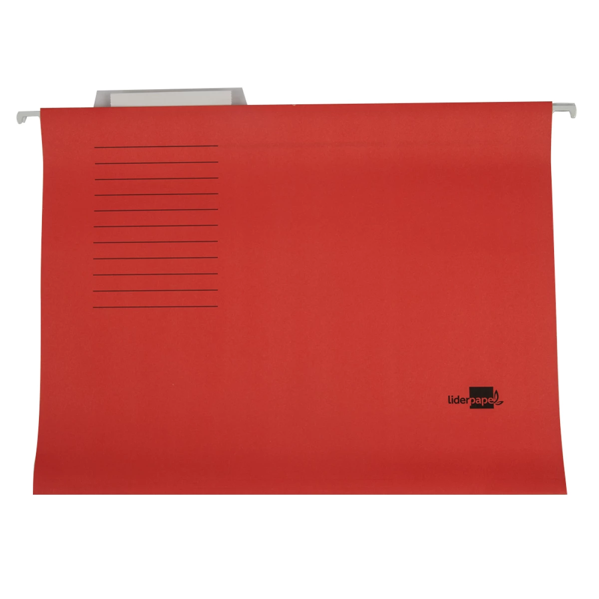 Galery – Capas de suspensao liderpapel folio kraft vermelho – 10 unidades0