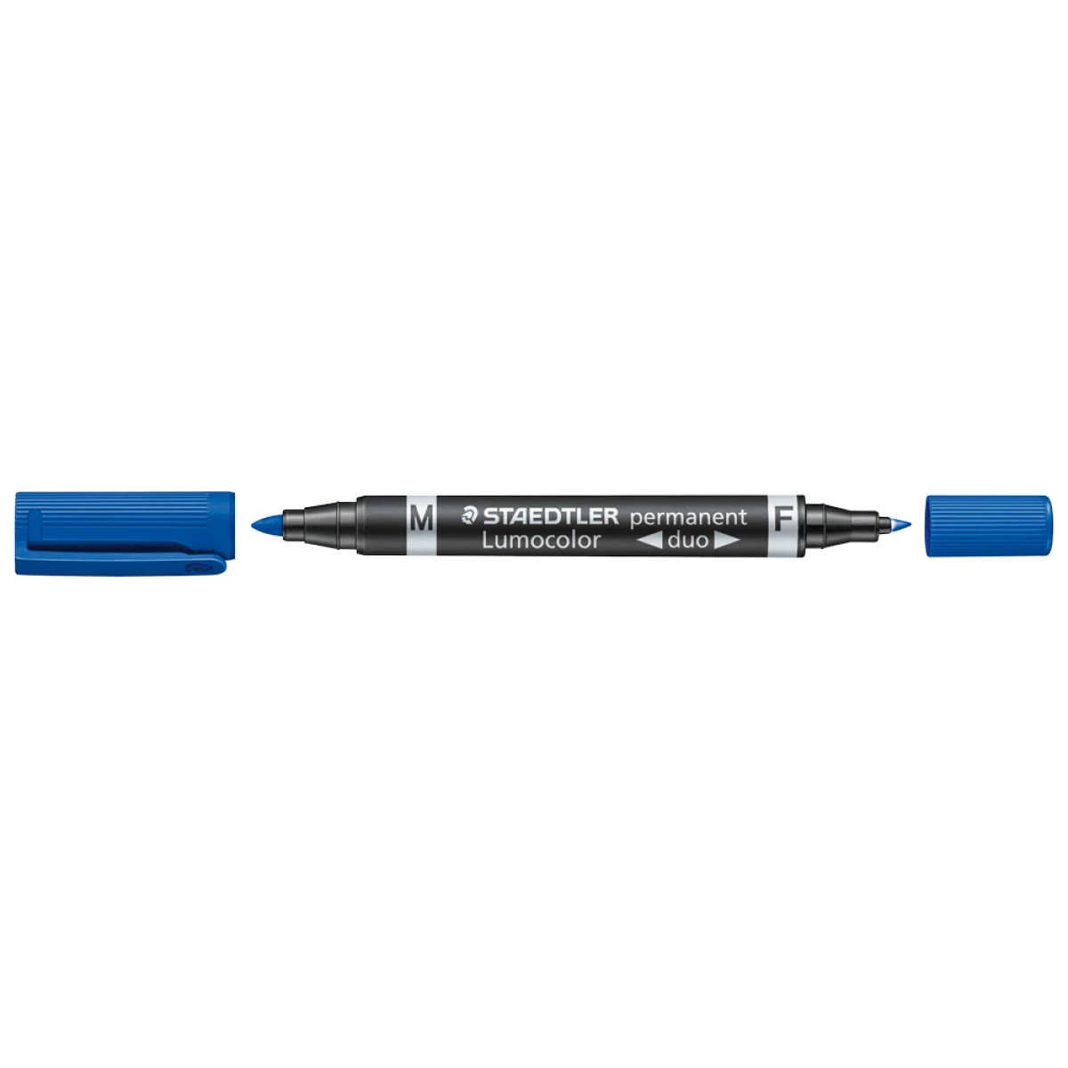 Galery – Marcador staedtler lumocor permanente duo 348 azul ponta f 0,6 mm ponta m 1,5 mm0