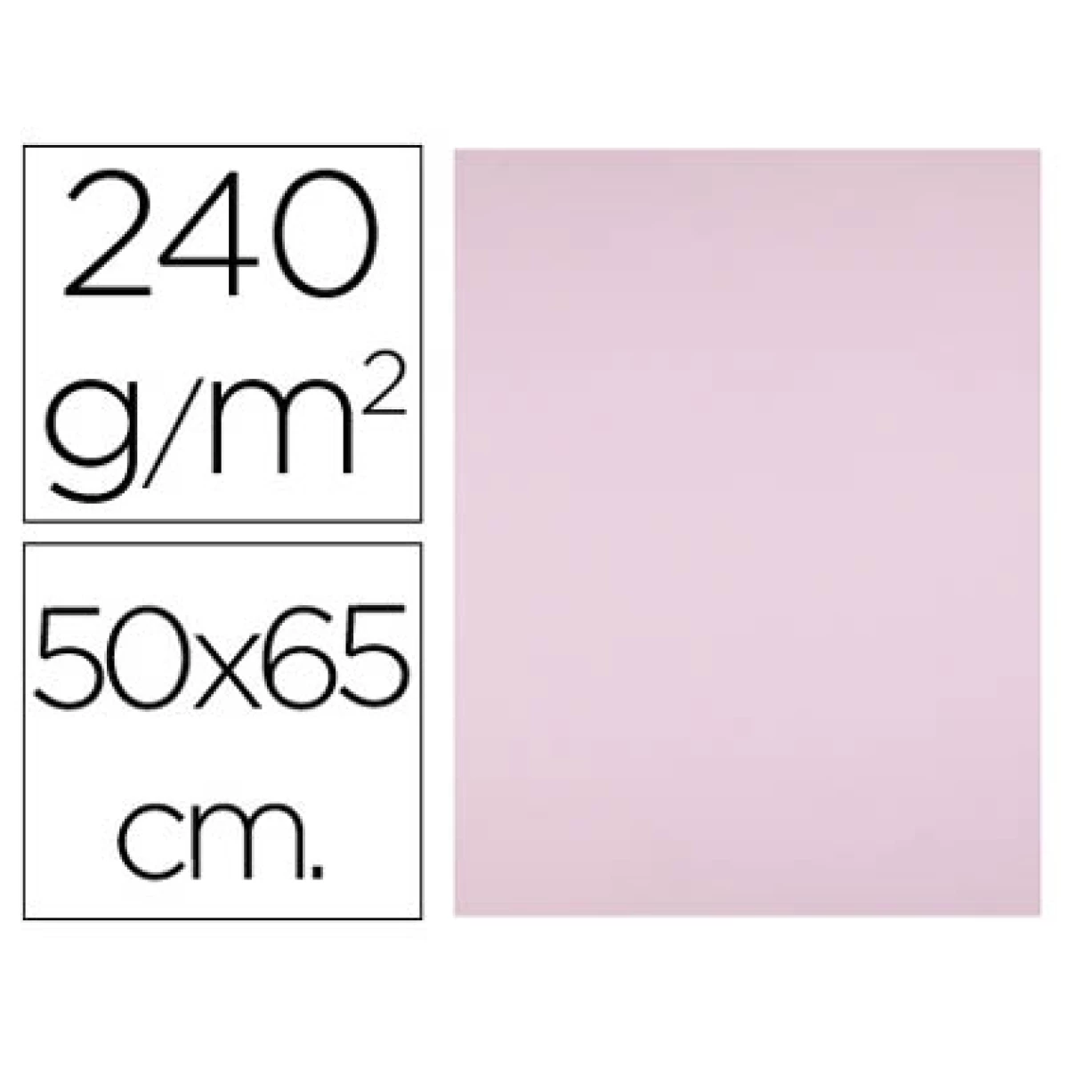 Thumbnail-Cartolina liderpapel 50×65 cm 240 gr rosa – 5 unidades