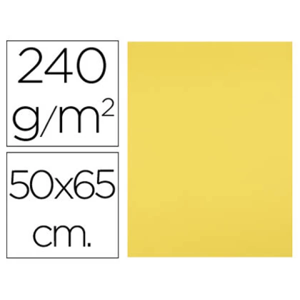 Thumbnail-Cartolina liderpapel 50×65 cm 240 gr amarelo limao – 5 unidades