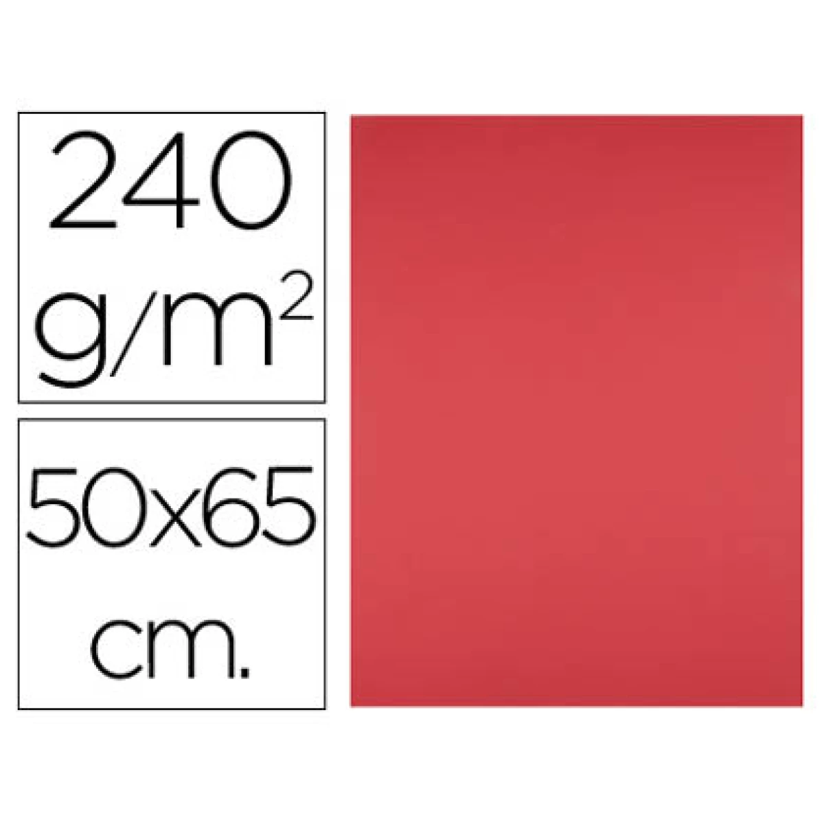 Thumbnail-Cartolina liderpapel 50×65 cm 240 gr vermelho – 5 unidades