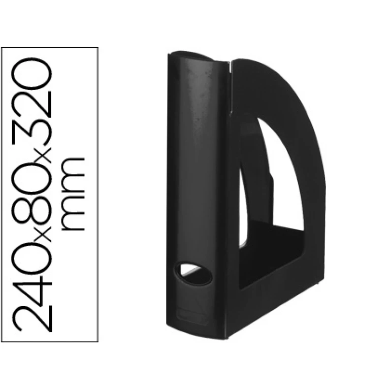 Thumbnail-Porta revistas liderpapel plastico preto opaco