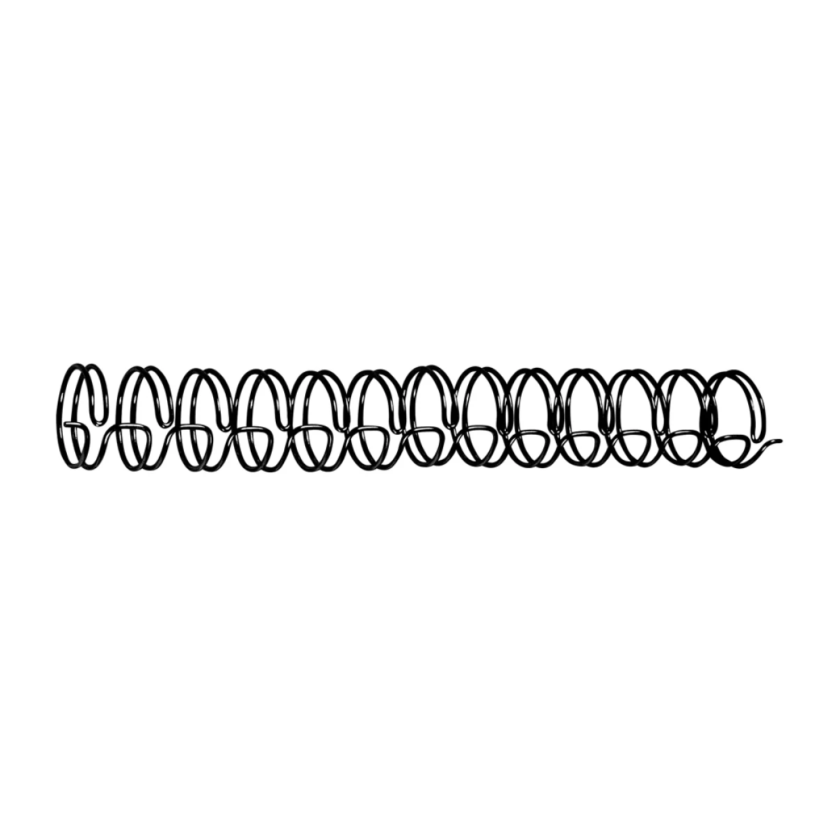 Galery – Espiral gbc preta modelo wire 3:1 14,3 mm n.9 com capacidade para 125 folhas0