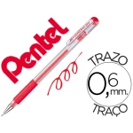 Thumbnail-Roller pentel k116 gel grip vermelho – 12 unidades