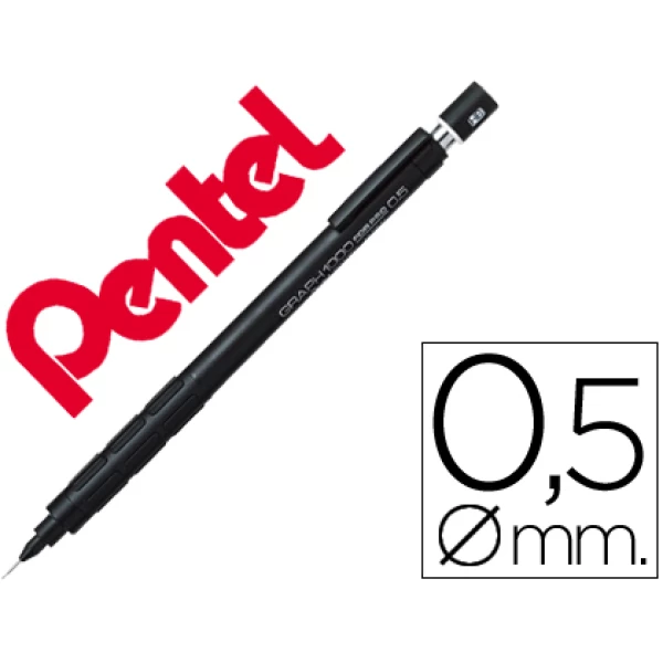 Thumbnail-Lapiseira pentel pg1005-a 0,5 mm preto