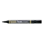 Galery – Marcador pentel n850 permanente ponta redeonda preto – 12 unidades0