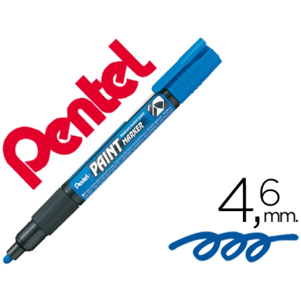 Thumbnail-Marcador pentel mmp20 paint vidro e plastico azul – 12 unidades