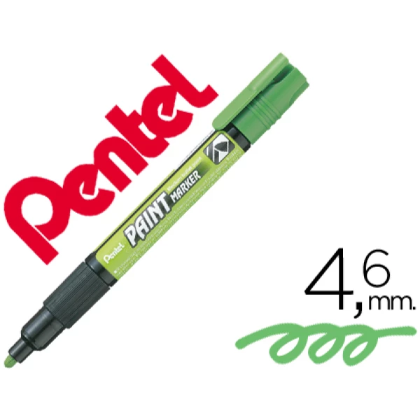 Thumbnail-Marcador pentel mmp20 paint vidro e plastico verde lima – 12 unidades