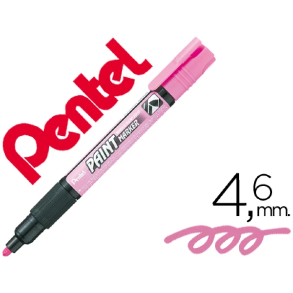 Thumbnail-Marcador pentel mmp20 paint vidro e plastico rosa – 12 unidades