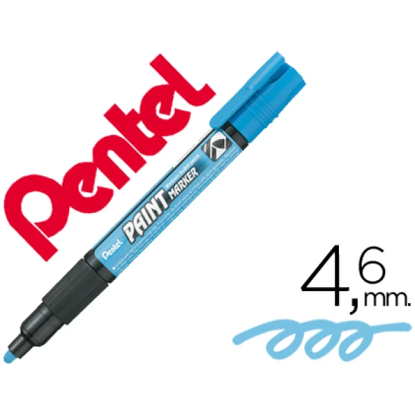 Thumbnail-Marcador pentel mmp20 paint vidro e plastico azul ceu – 12 unidades