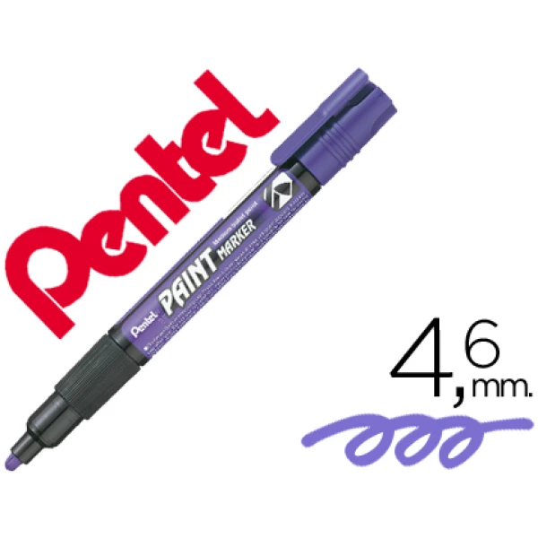 Thumbnail-Marcador pentel mmp20 paint vidro e plastico violeta – 12 unidades