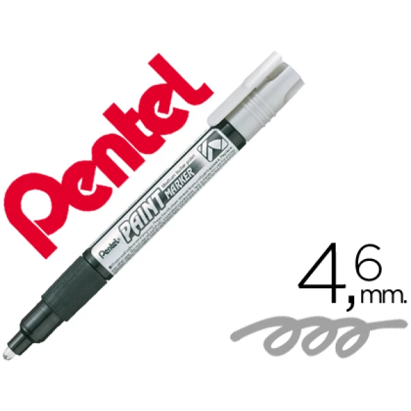 Thumbnail-Marcador pentel mmp20 paint vidro e plastico prata – 12 unidades