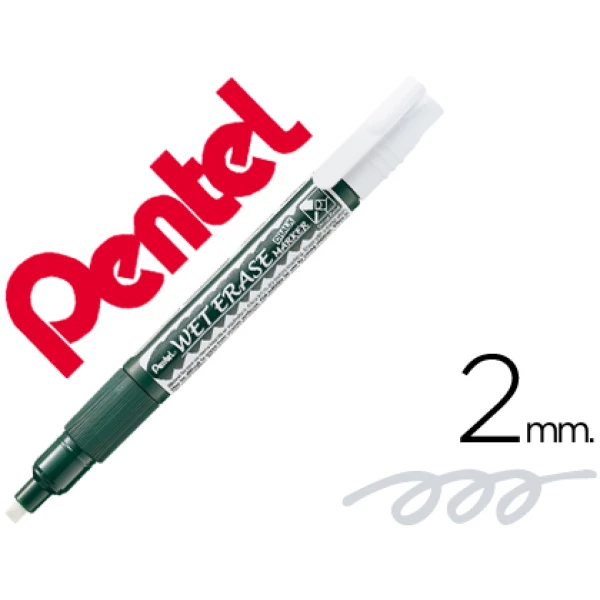 Thumbnail-Marcador pentel giz smw26 wet erase branco – 12 unidades