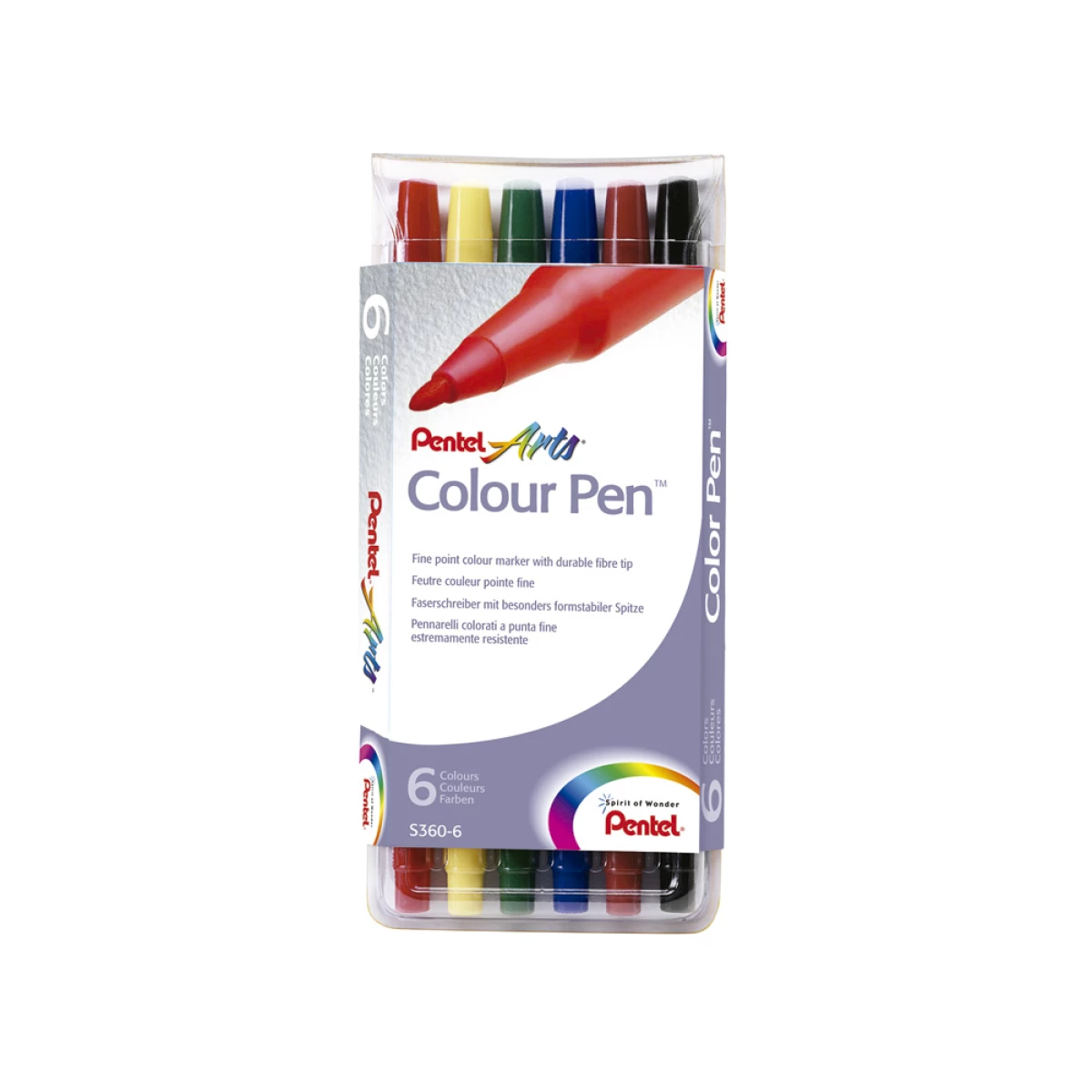 Galery – Marcador pentel s360 feltro carteira c/60