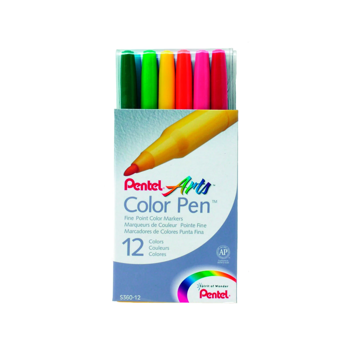 Galery – Marcador pentel s360 feltro carteira c/120