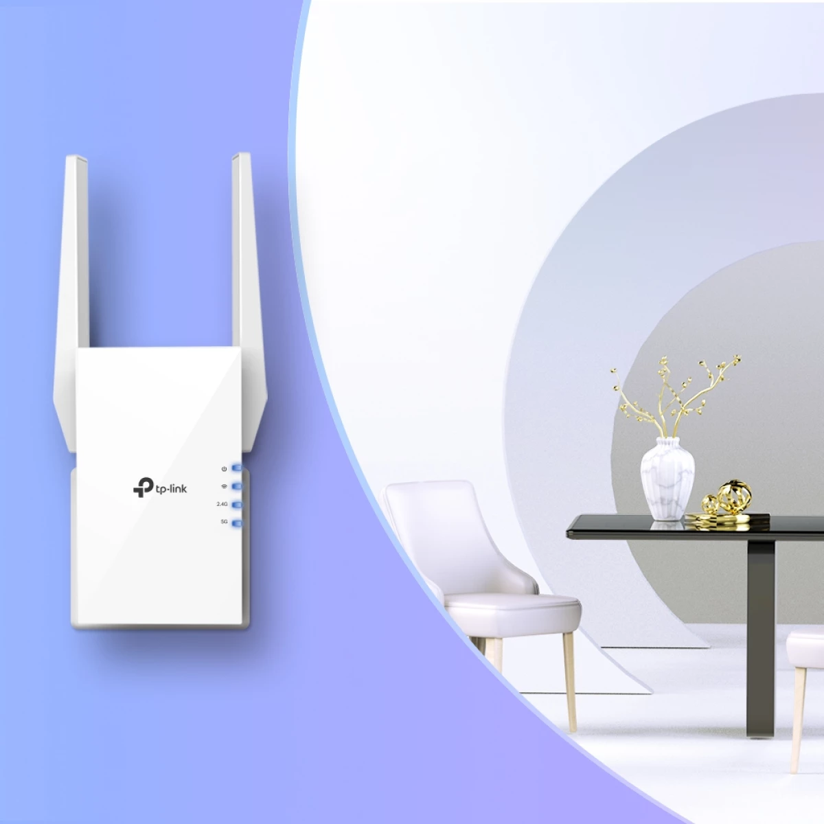 Galery – TP-Link RE505X extensor de redes Recetor e transmissor de rede Branco 10, 100, 1000 Mbit/s0