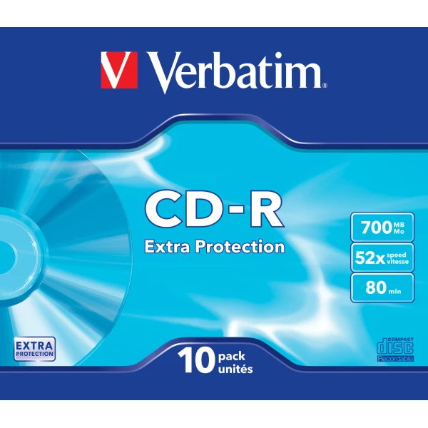 Thumbnail-Verbatim CD-R Extra Protection 700 MB 10 unidade(s)