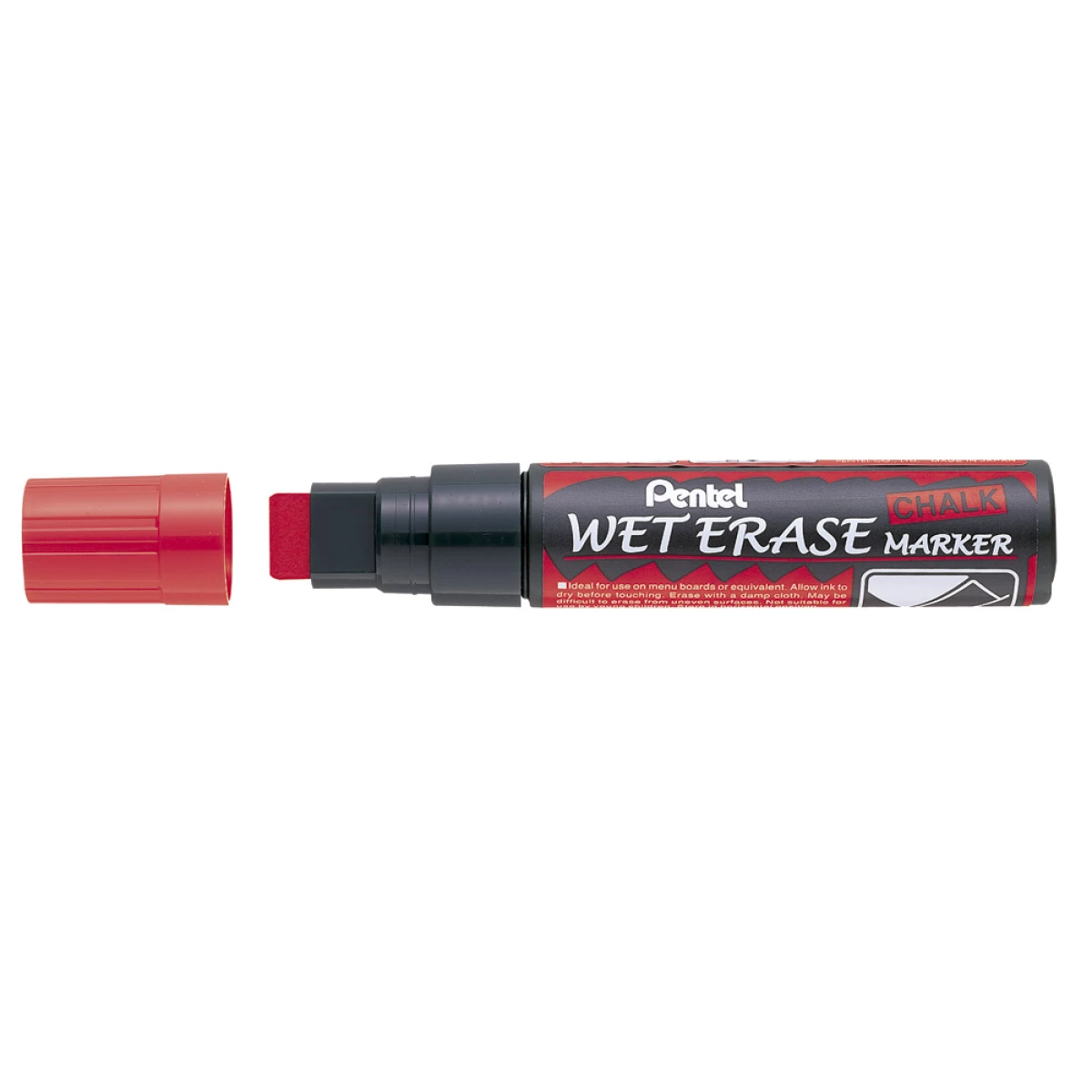 Galery – Marcador pentel giz smw56 wet erase vermelho – 12 unidades0