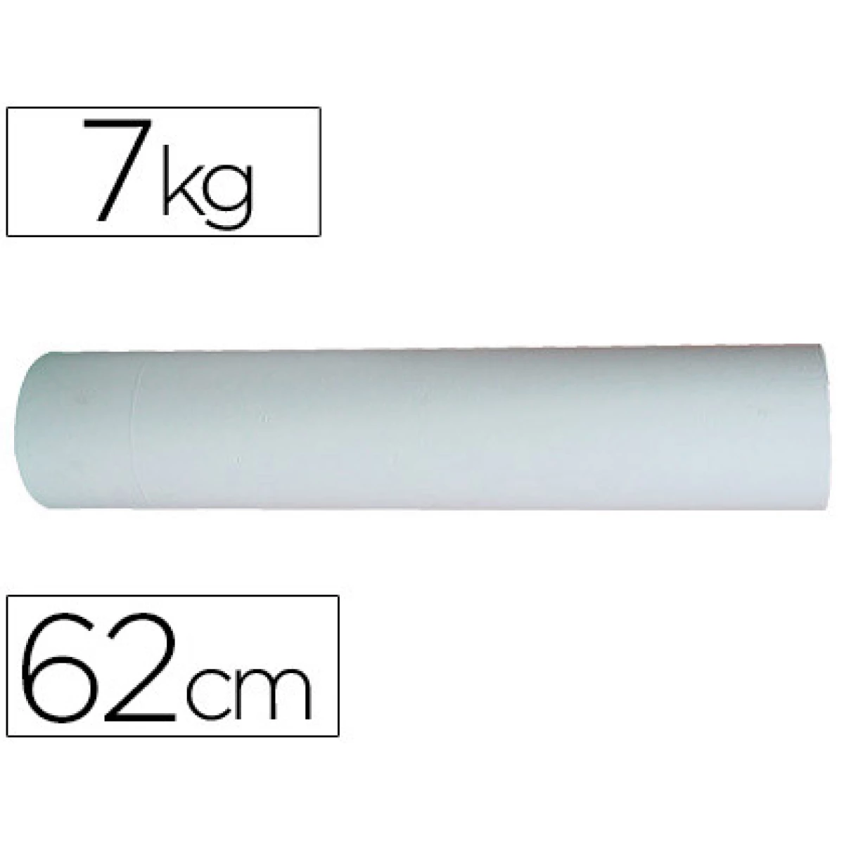 Thumbnail-Papel branco bobine de 62 cm 7 kg