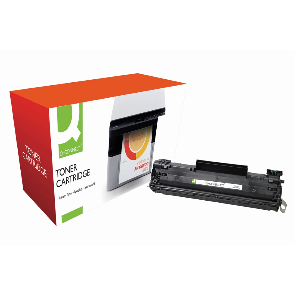 Galery – Toner q-connect compativel hp cb436a laserjet /p1505n/m1120mfp/m1522mfp/mfp -2.000pag0