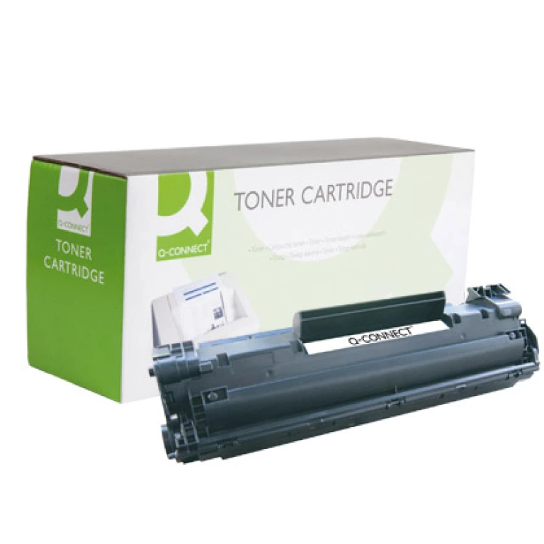 Thumbnail-Toner q-connect compativel hp cb436a laserjet /p1505n/m1120mfp/m1522mfp/mfp -2.000pag