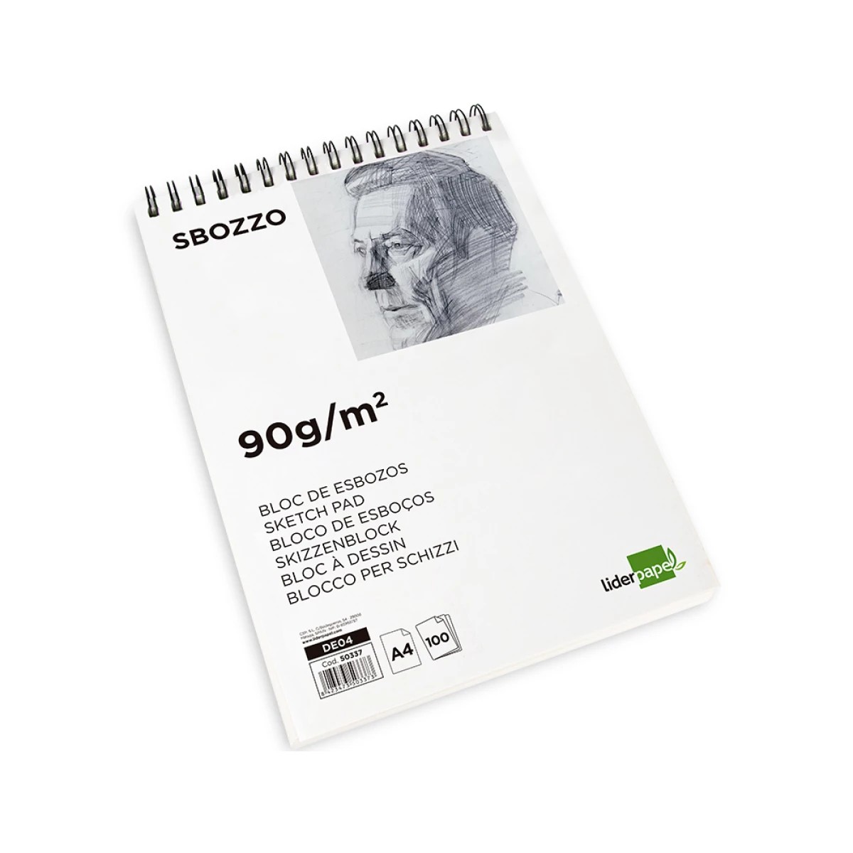 Galery – Bloco de esbocos liderpapel din a4 100 folhas 90 gr0