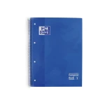 Galery – Caderno espiral oxford capa extradura microperfurado din a4 80 f quadricula 5mm cor azul0