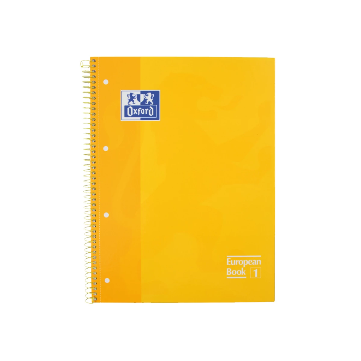 Galery – Caderno espiral oxford capa extradura microperfurado din a4 80 f quadricula 5mm cor amarelo0