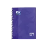 Galery – Caderno espiral oxford capa extradura microperfurado din a4 80 f quadricula 5mm cor lilas0