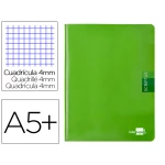 Thumbnail-Caderno escolar liderpapel scriptus 48 f din a5 quadriculado 4 mm capa verde papel 90 gr – 5 unidades