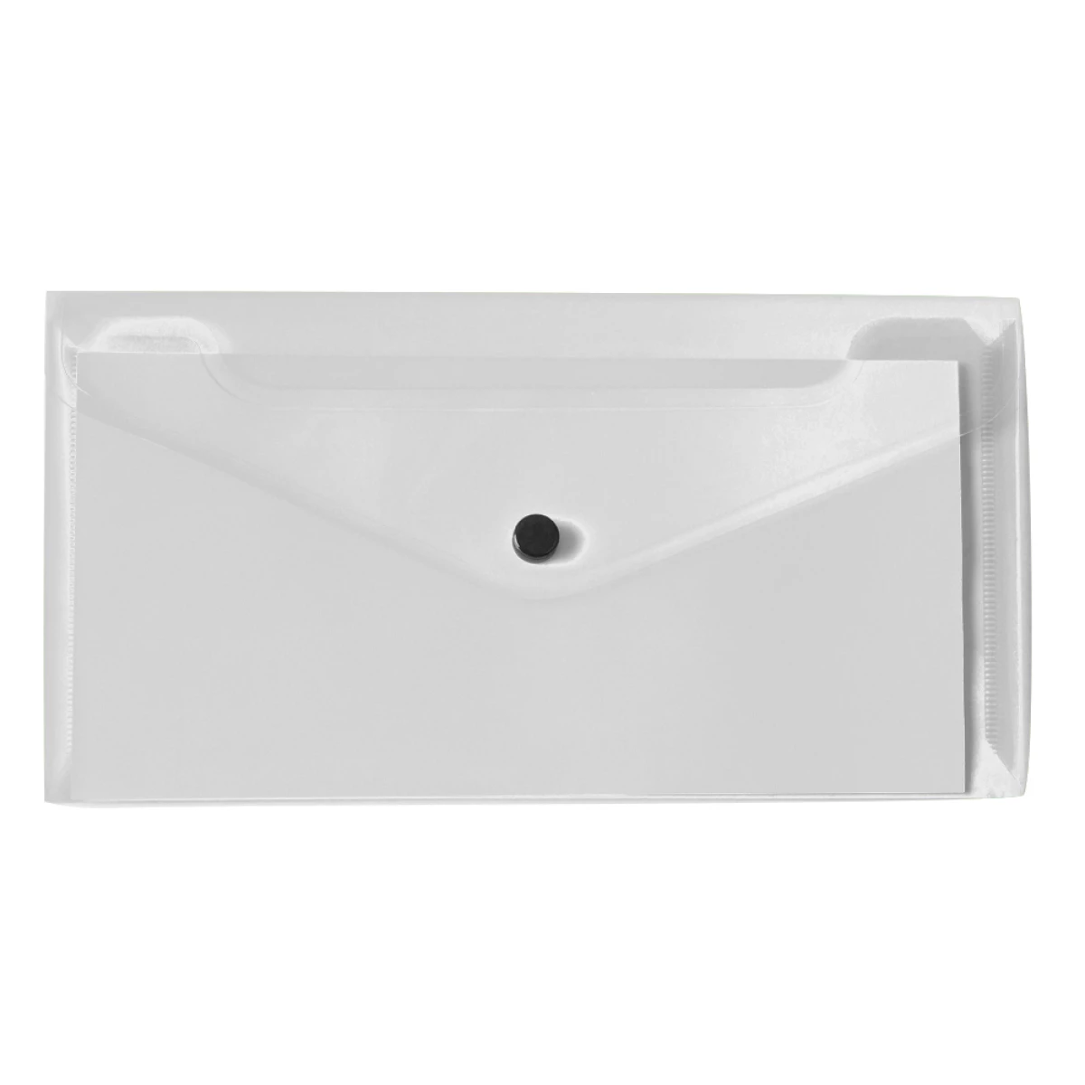 Galery – Bolsa porta documentos liderpapel com mola formato 26×14 cm cor transparente0