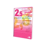 Galery – Bloc espiral liderpapel tapa cartoncillo folio 80 hojas cuadriculado pautado 2,5 mm 70 grs con margen colores0