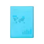 Galery – Capa catalogo liderpapel 20 bolsas polipropileno din a4 traslucida azul frosty0