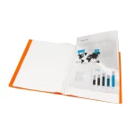 Galery – Capa catalogo liderpapel 20 bolsas polipropileno din a4 traslucida laranja frosty0