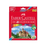 Galery – Lapis de cor faber-castell c/48 cores hexagonal madeira0