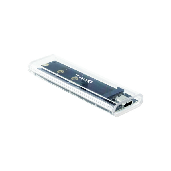Thumbnail-TooQ TQE-2200 Caixa para Discos Rígidos Compartimento SSD Transparente M.2