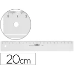 Thumbnail-Regua m+r 20 cm plastico transparente