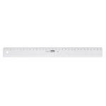 Galery – Regua m+r 30 cm plastico transparente0