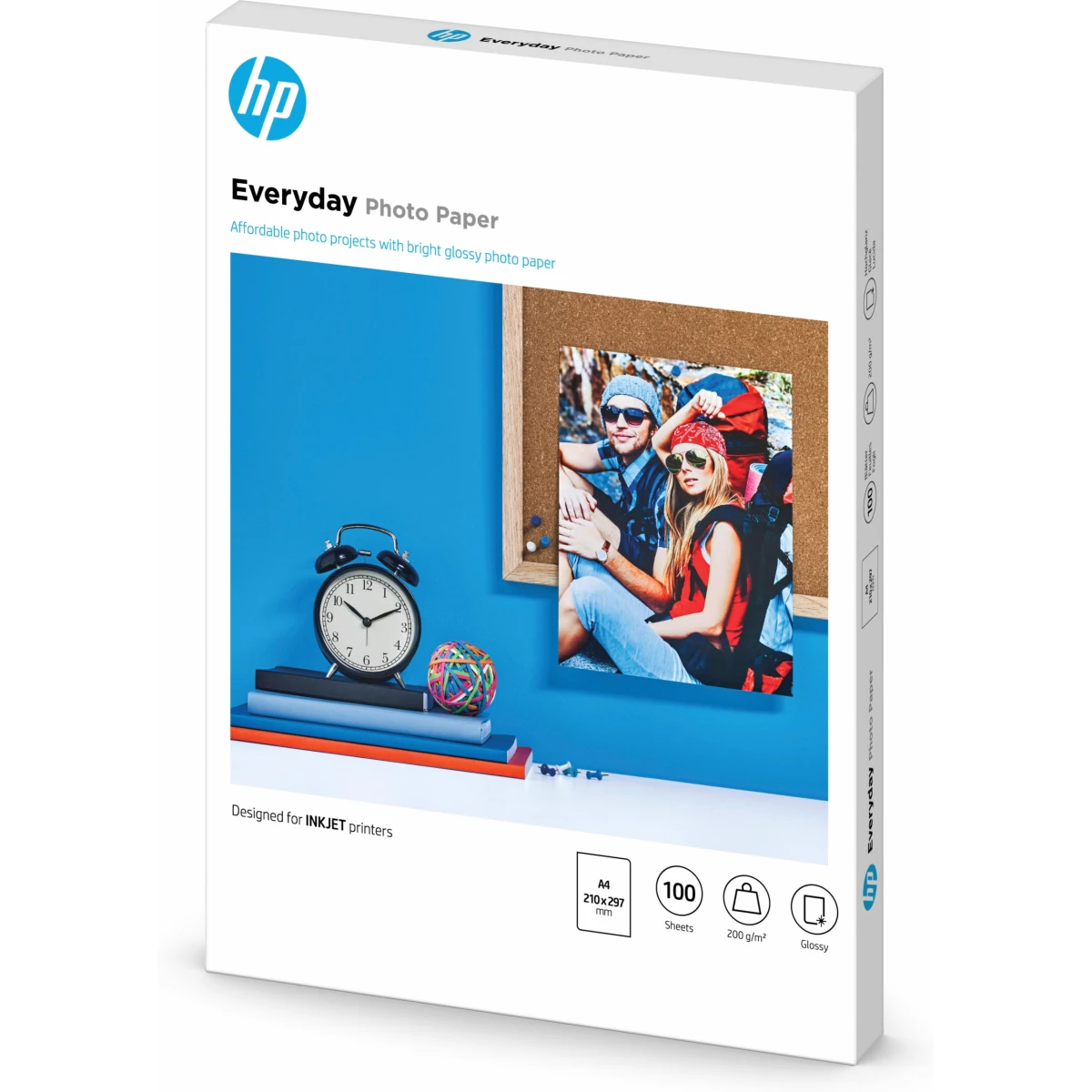 Galery – HP Papel de Fotografia Advanced Brilhante, 200 g/m2, A4 (210 x 297 mm), 100 folhas0