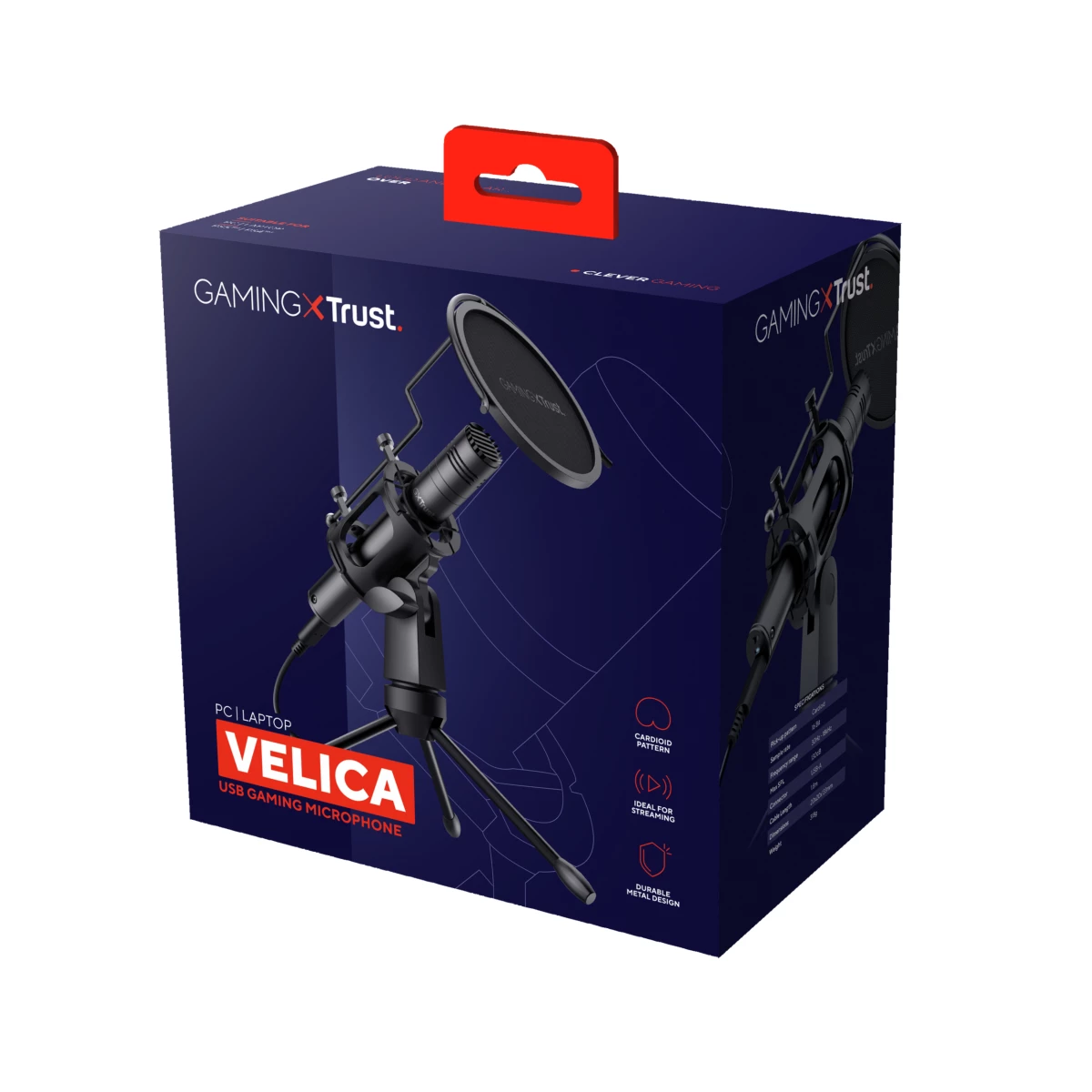 Galery – Trust GXT 241 Velica Preto Microfone para PC0