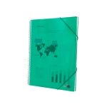 Galery – Capa catalogo liderpapel com espiral 60 bolsas polipropileno din a4 verde0