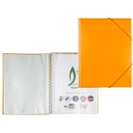 Galery – Capa catalogo liderpapel com espiral 80 bolsas polipropileno din a4 laranja0