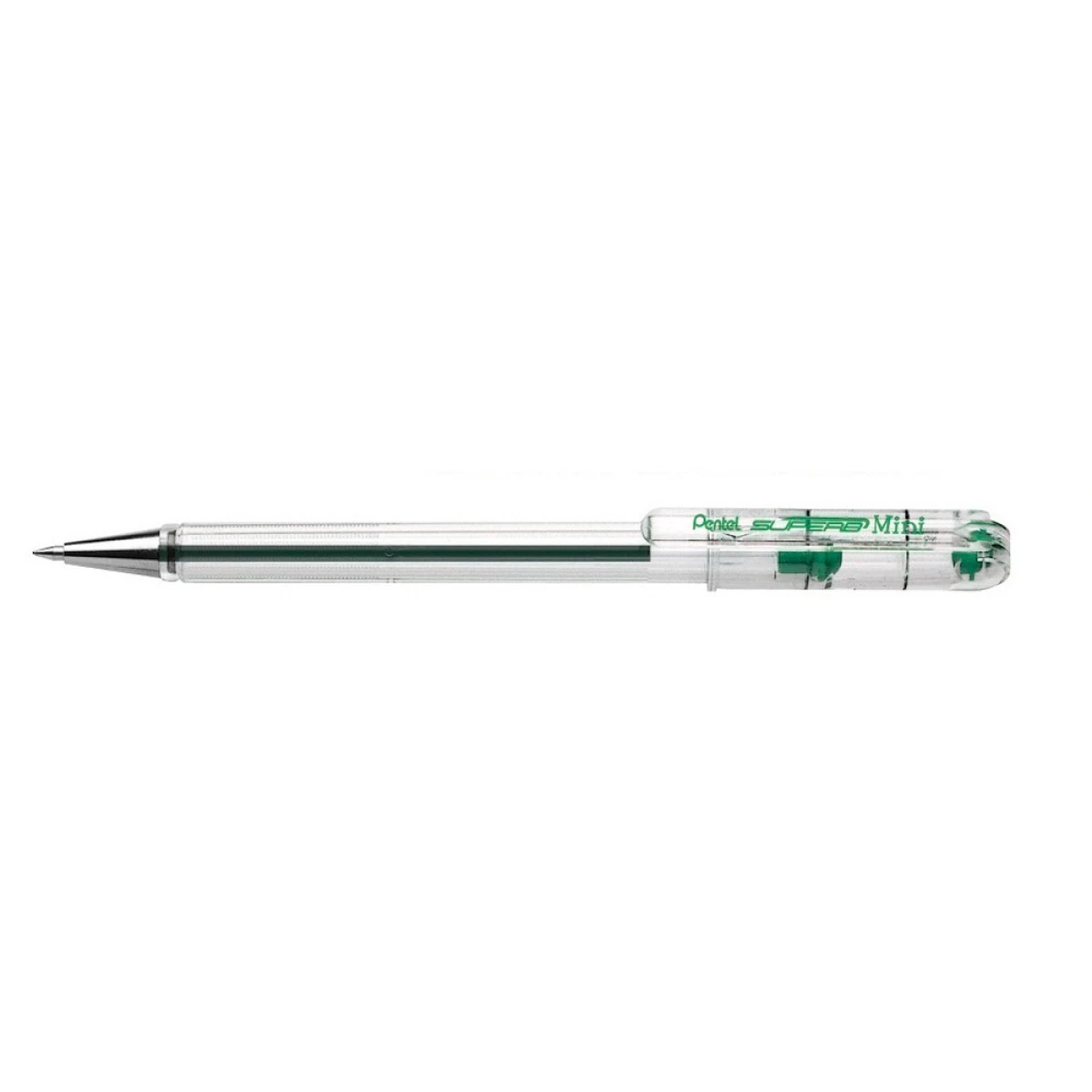 Galery – Esferografica pentel mini bk77 verde 0,7 mm – 12 unidades0