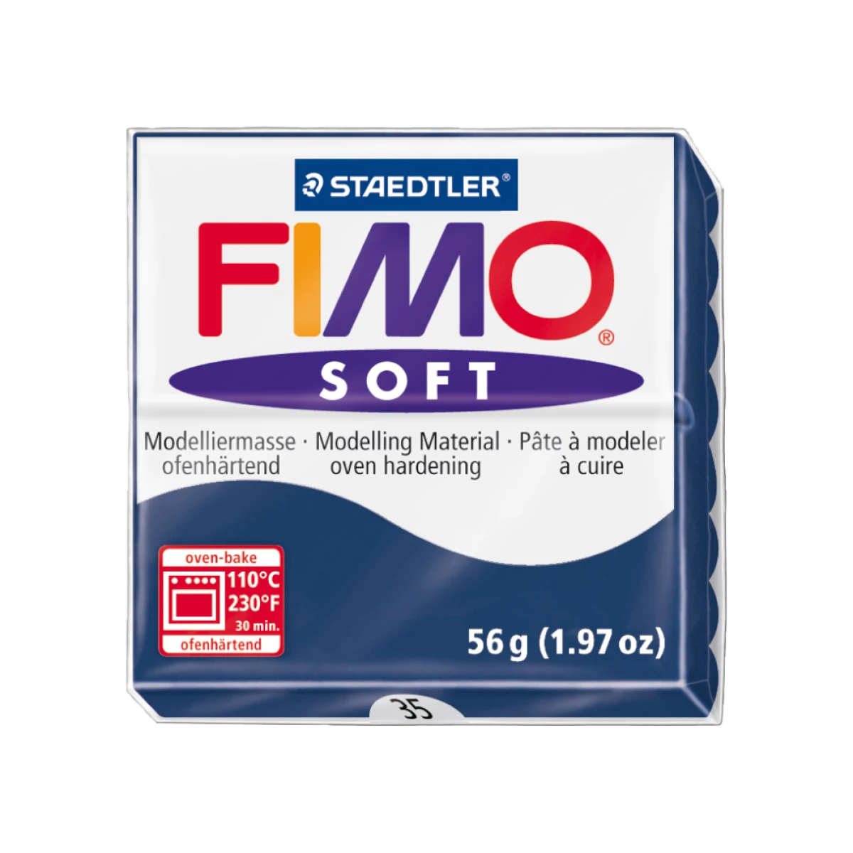 Galery – Pasta para modelar staedtler fimo soft 56 gr cor azul windsor0